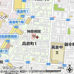 ライオンズマンション都島高倉町周辺の地図