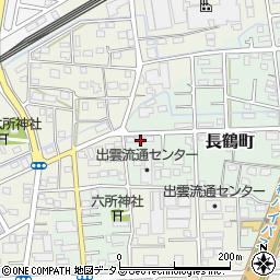 静岡県浜松市中央区長鶴町58周辺の地図