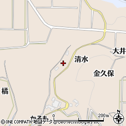 愛知県知多郡南知多町豊浜清水周辺の地図