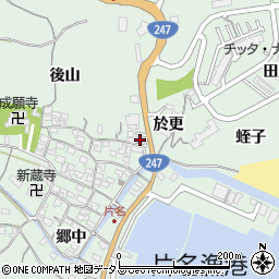 愛知県知多郡南知多町片名於更周辺の地図