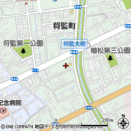 静岡県浜松市中央区将監町44周辺の地図