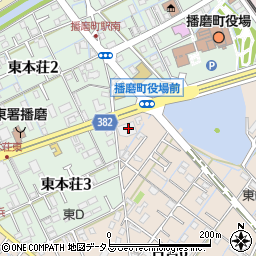 兵庫県加古郡播磨町本荘ヤケト周辺の地図