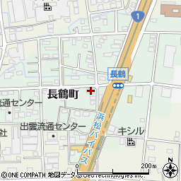 静岡県浜松市中央区長鶴町169周辺の地図
