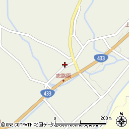 広島県山県郡北広島町志路原712周辺の地図