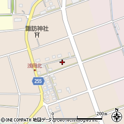 静岡県袋井市浅岡675周辺の地図