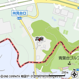 京都府木津川市市坂高座周辺の地図