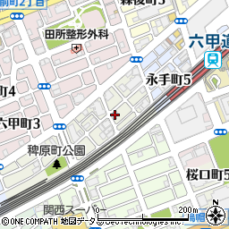 株式会社大栄　本社周辺の地図