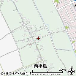 岡山県岡山市東区西平島123周辺の地図