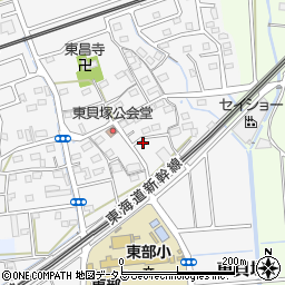 静岡県磐田市東貝塚1227周辺の地図