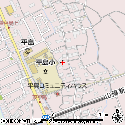 岡山県岡山市東区東平島1304周辺の地図