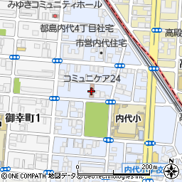 （株）リエイ コミュニケア２４都島居宅介護支援事業所周辺の地図