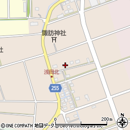 静岡県袋井市浅岡298周辺の地図