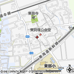 静岡県磐田市東貝塚1235周辺の地図
