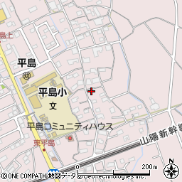 岡山県岡山市東区東平島694周辺の地図