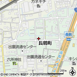 静岡県浜松市中央区長鶴町87周辺の地図