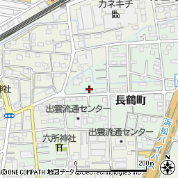 静岡県浜松市中央区長鶴町65周辺の地図