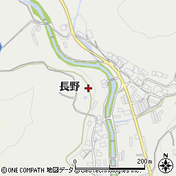 岡山県岡山市北区長野周辺の地図