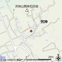 静岡県牧之原市男神608周辺の地図