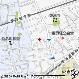 静岡県磐田市東貝塚1260周辺の地図