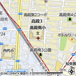 大阪市立高殿南小学校周辺の地図