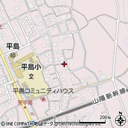 岡山県岡山市東区東平島695周辺の地図