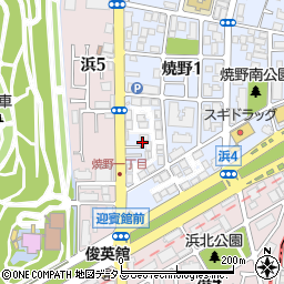 株式会社一条工務店　大阪花博南展示場周辺の地図