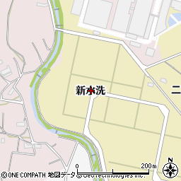 愛知県豊橋市三弥町新水洗周辺の地図