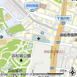 ホテルコンコルド浜松　防災センター周辺の地図