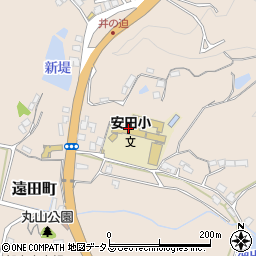 益田市立安田小学校周辺の地図