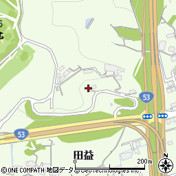 岡山県岡山市北区田益262-7周辺の地図