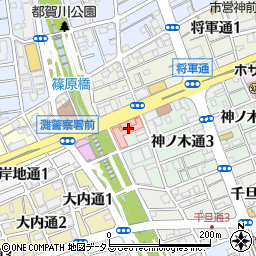 金沢病院周辺の地図