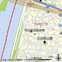インマーブル武庫川周辺の地図