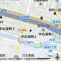 兵庫県尼崎市西本町2丁目78周辺の地図