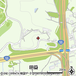 岡山県岡山市北区田益262-4周辺の地図