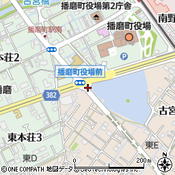 兵庫県加古郡播磨町本荘向ノ池周辺の地図