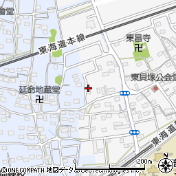静岡県磐田市東貝塚1250周辺の地図