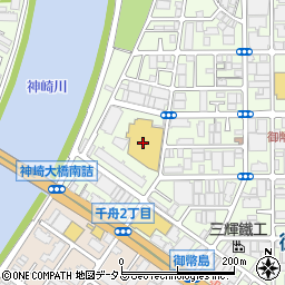 ホームセンターコーナン御幣島店周辺の地図