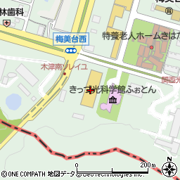 京都銀行中村屋梅美台店 ＡＴＭ周辺の地図