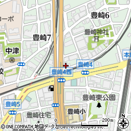 大阪府大阪市北区豊崎6丁目4-7周辺の地図