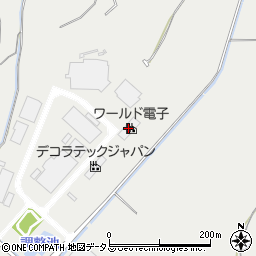 ワールド電子第二工場周辺の地図