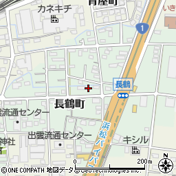 静岡県浜松市中央区長鶴町94周辺の地図