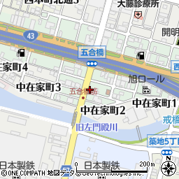 兵庫県尼崎市西本町2丁目88周辺の地図