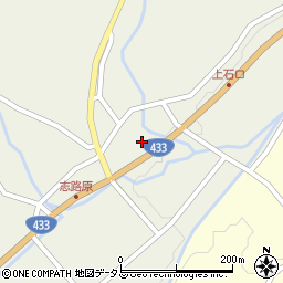 広島県山県郡北広島町志路原640周辺の地図