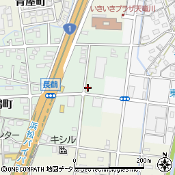 静岡県浜松市中央区長鶴町294周辺の地図