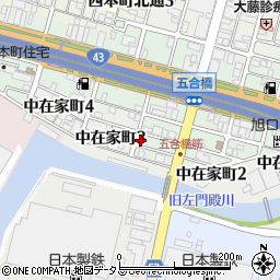 兵庫県尼崎市西本町3丁目88周辺の地図