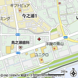 トヨタユナイテッド静岡磐田中古車展示場周辺の地図