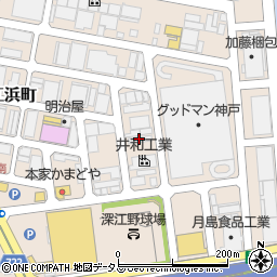 株式会社魚萬珍味堂　神戸営業所周辺の地図
