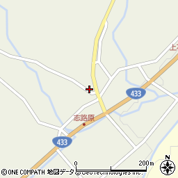 広島県山県郡北広島町志路原625周辺の地図