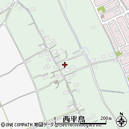岡山県岡山市東区西平島116周辺の地図