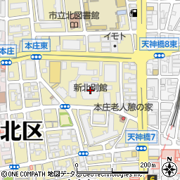 関西電力新北別館周辺の地図